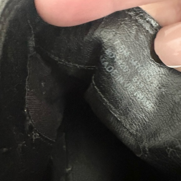 FRYE Boots Womens Size 7.5 M Sacha Rustic Booties Black Leather Ankle Dual Zip - Picture 6 of 7